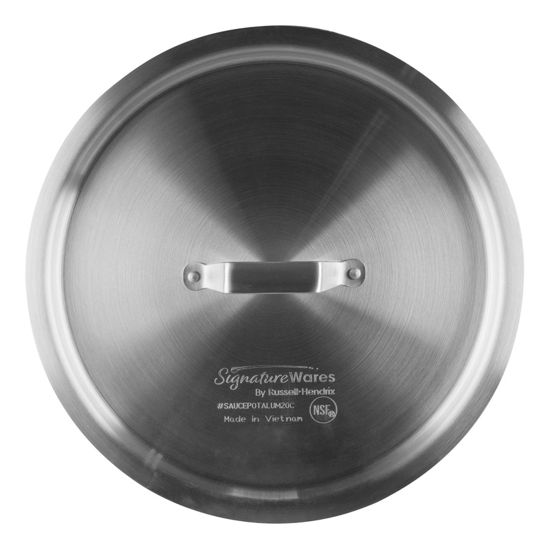 SignatureWares Heavy Duty Sauce Pot Cover, 20 qt, Aluminum