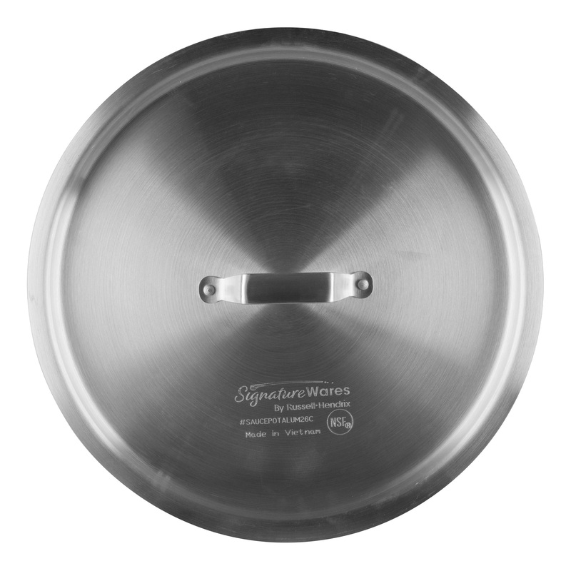 SignatureWares Heavy Duty Sauce Pot Cover, 26 qt, Aluminum