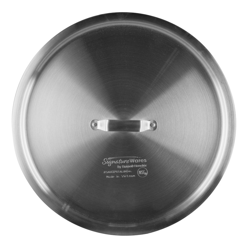 SignatureWares Heavy Duty Sauce Pot Cover, 34 qt, Aluminum