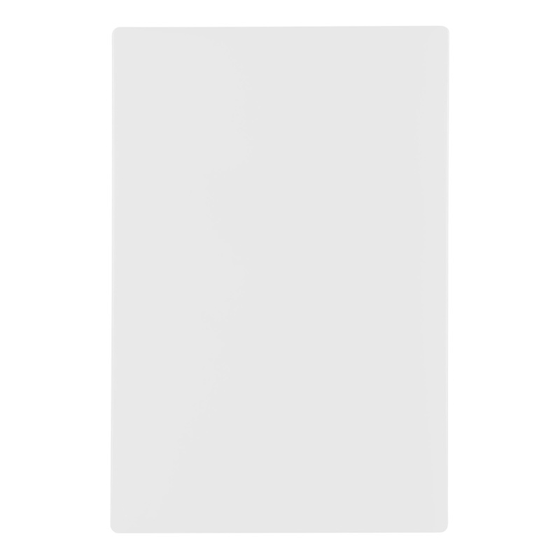 SignatureWares Medium Density Cutting Board, 12" X 18", White