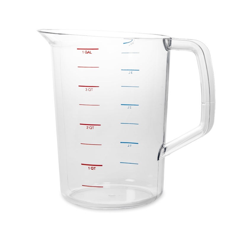 Rubbermaid Bouncer Measuring Cup, 16 cup, Clear