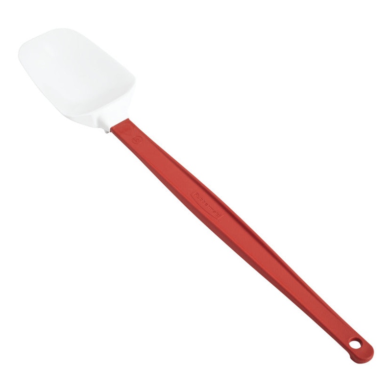 Rubbermaid High Heat Spoon Scraper, 16.5", Red