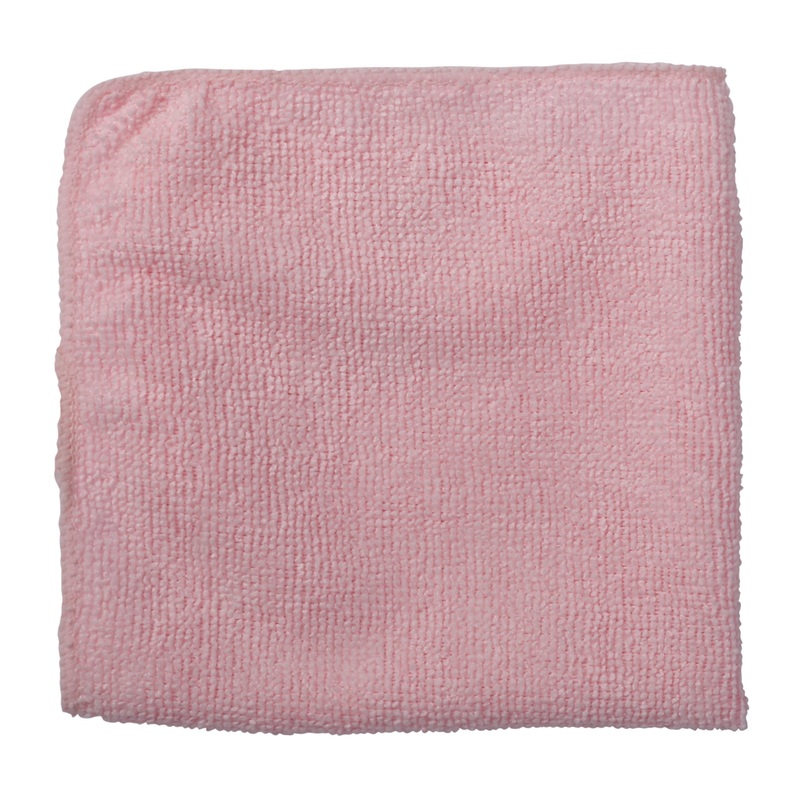 Rubbermaid Light Duty Microfiber Cloth, 12", Red