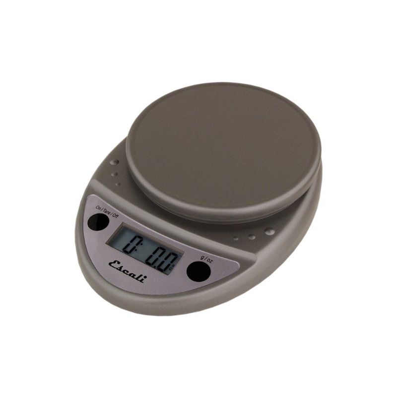San Jamar Round Digital Scale, 11 lb, Metallic