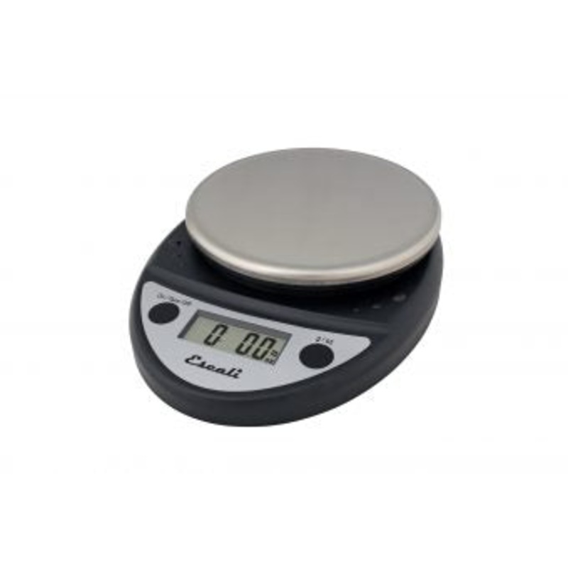 San Jamar Round Professional Digital Scale, 11 lb, Black