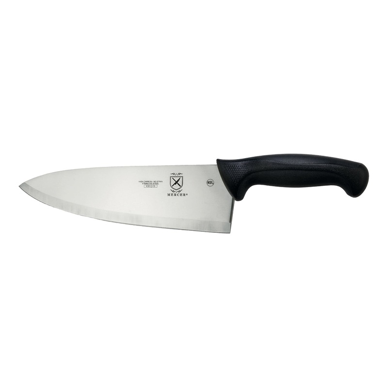 Mercer Millennia Wide Chef Knife, 10", Black