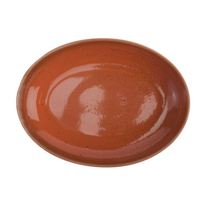 Oneida Terra Verde Oval Bowl, 50 oz, Cotta (12-pack)