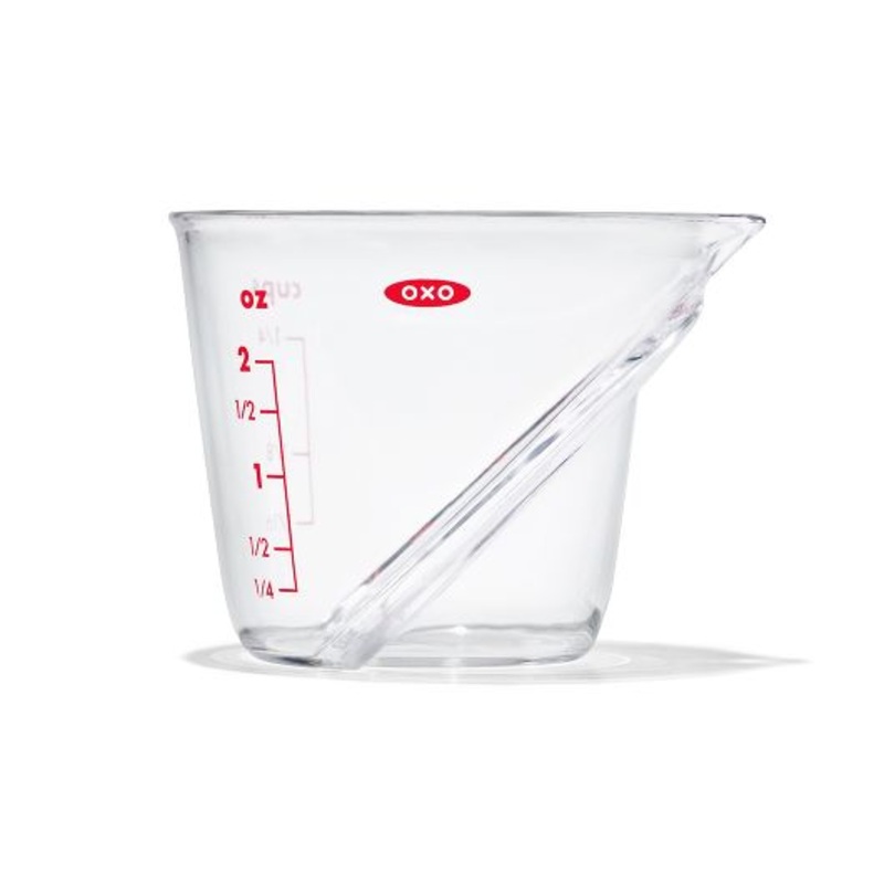 OXO Good Grips Angled Measuring Cup, 1/4 cup, Clear