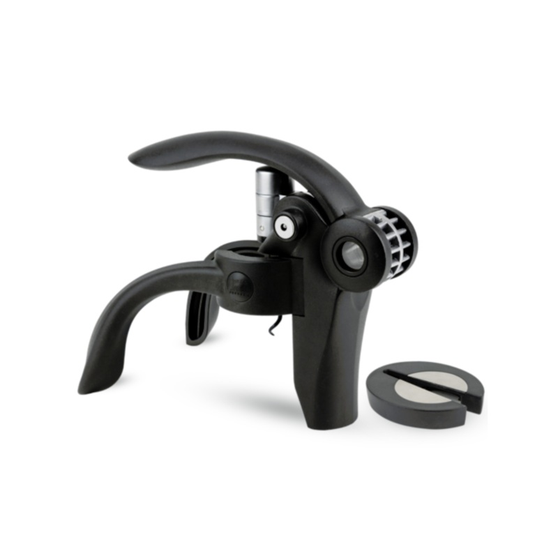 Peugeot Baltaz Lever Corkscrew with Foil Cutter, Black