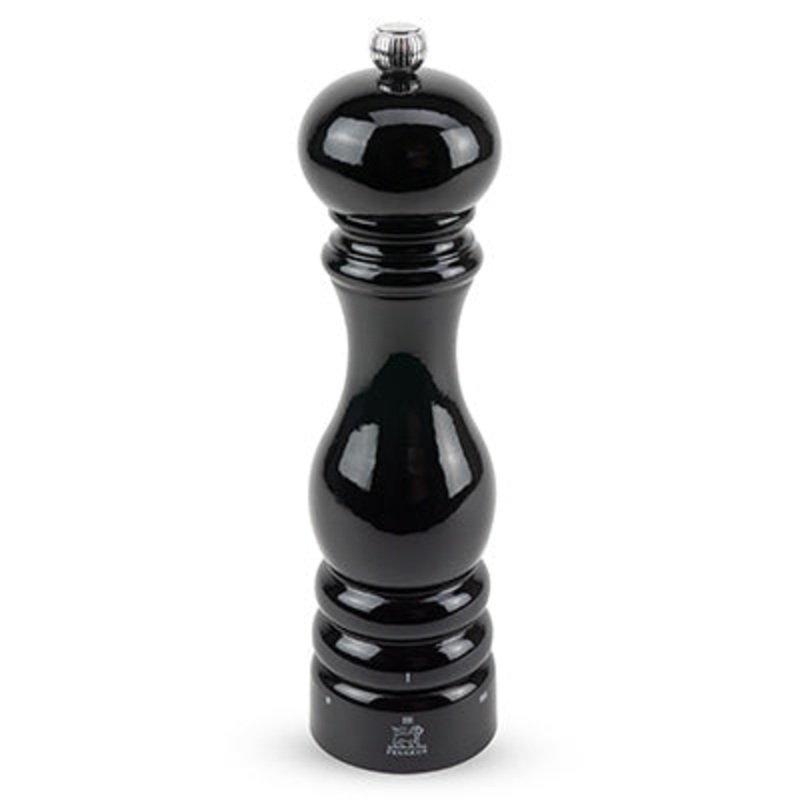 Peugeot Paris u'Select Pepper Mill, 9", Wood, Black Lacquer