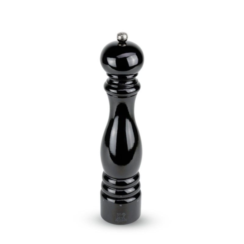 Peugeot Paris u'Select Salt Mill, 12", Wood, Black Lacquer