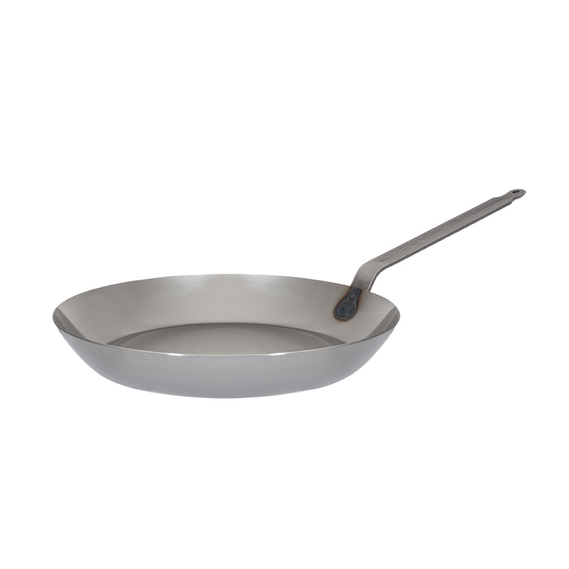 Matfer Bourgeat Black Carbon Steel Fry Pan, 12 5/8"