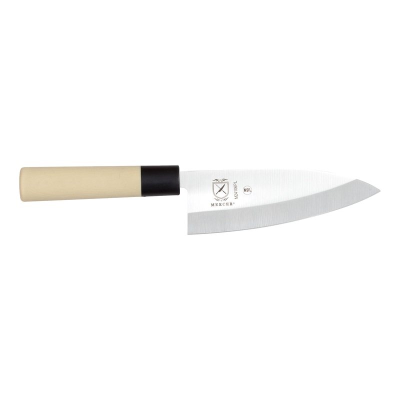 Mercer Deba Utility Knife, 6", Beige
