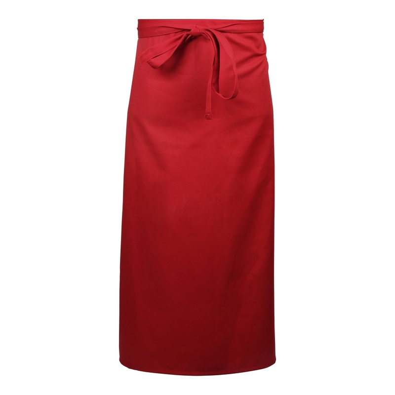 Mercer Genesis Bistro Apron, 2 Sided, Red