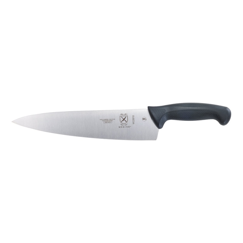 Mercer Millennia Chef Knife, 10", Black