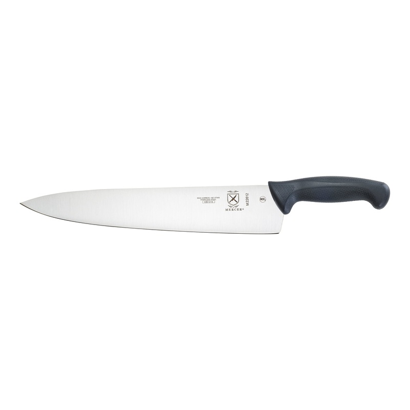 Mercer Millennia Chef Knife, 12", Black