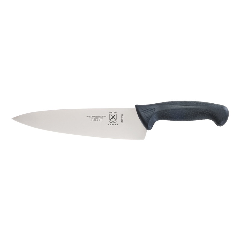 Mercer Millennia Chef Knife, 8", Black