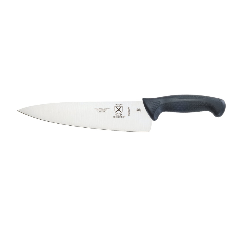 Mercer Millennia Chef Knife, 9", Black