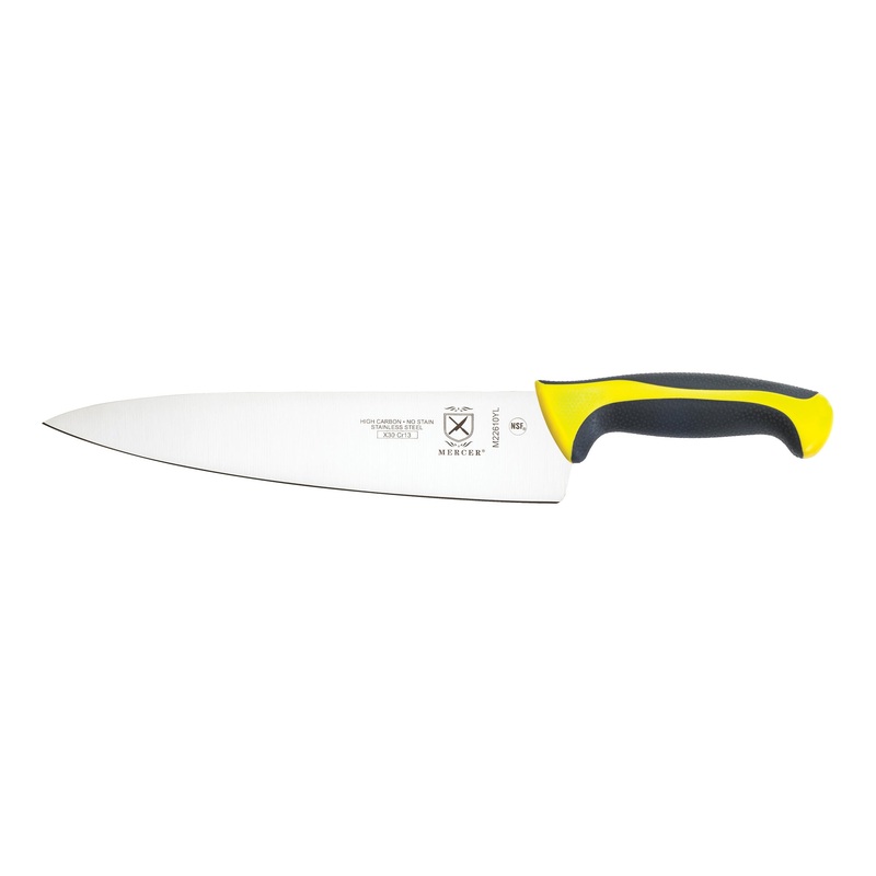 Mercer Millennia Colors Chef Knife, 10", Yellow