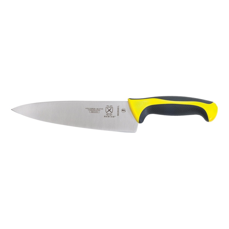 Mercer Millennia Colors Chef Knife, 8", Yellow