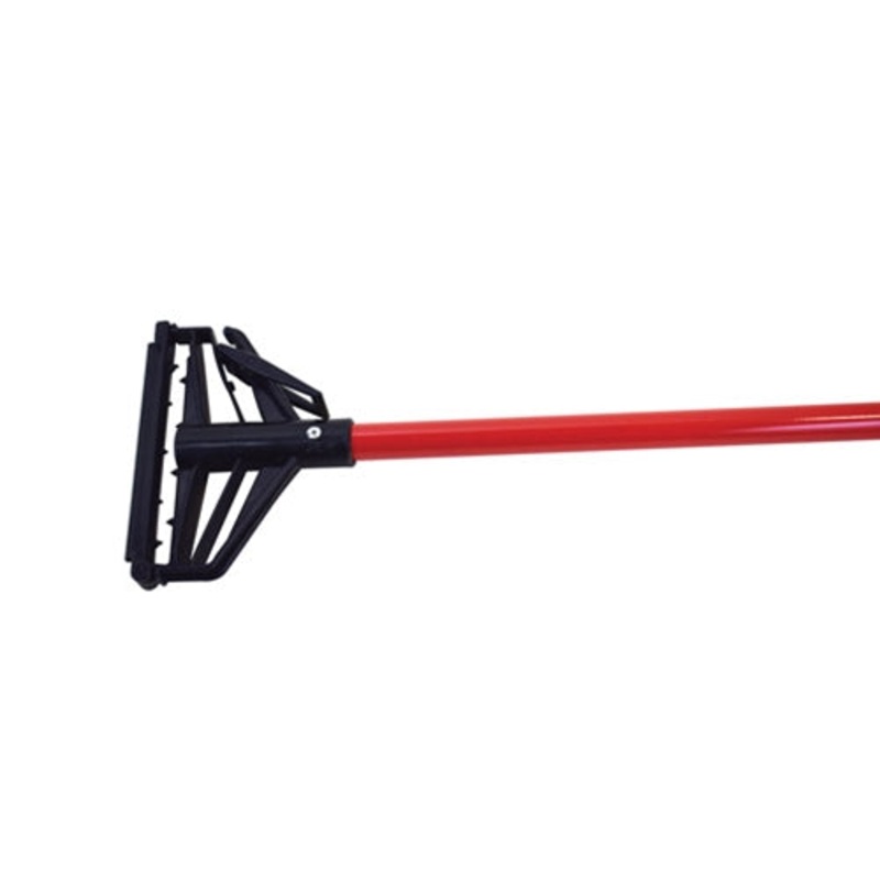 Globe Quick Release Mop Handle, 60", Fiberglass, Red