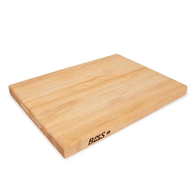 John Boos Reversible Cutting Board, 24" x 18" x 1 1/2", Edge Grain Maple