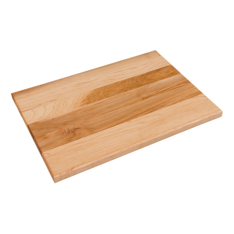 Labell Utility Cutting Board, 10" x 14" x 3/4", Edge Grain Maple