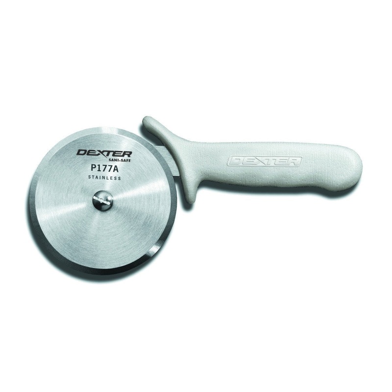 Dexter Sani-Safe Pizza Cutter, 5" Blade, Blue