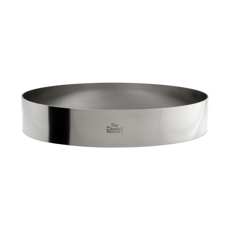 Fat Daddio's ProSeries Cake and Pastry Ring, 10" x 2", Stainless Steel, FINAL SALE