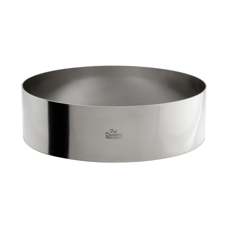 Fat Daddio's ProSeries Cake and Pastry Ring, 10" x 3", Stainless Steel, FINAL SALE