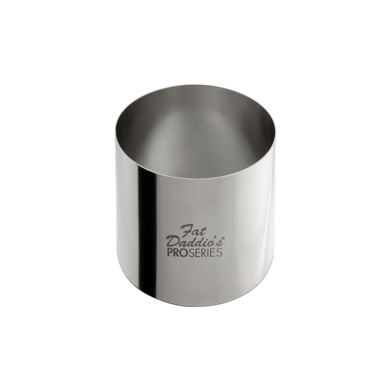 Fat Daddio's ProSeries Cake and Pastry Ring, 2.5" x 2", Stainless Steel, FINAL SALE