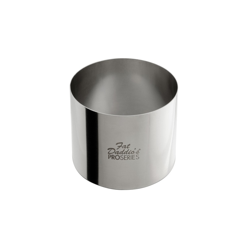 Fat Daddio's ProSeries Cake and Pastry Ring, 2.75" x 2.375", Stainless Steel, FINAL SALE