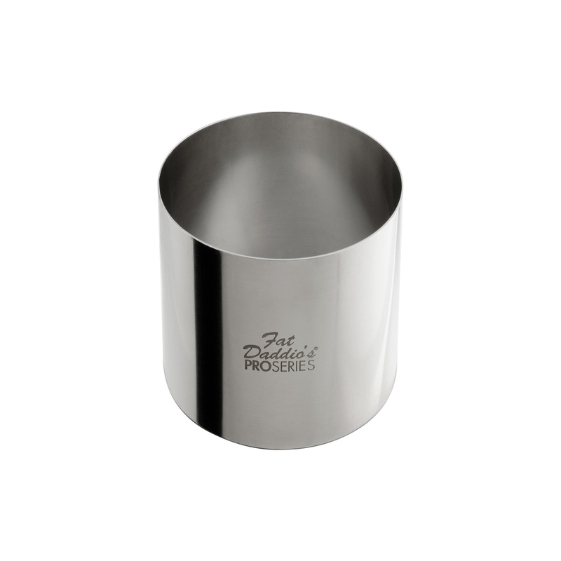 Fat Daddio's ProSeries Cake and Pastry Ring, 2.75" x 3", Stainless Steel, FINAL SALE