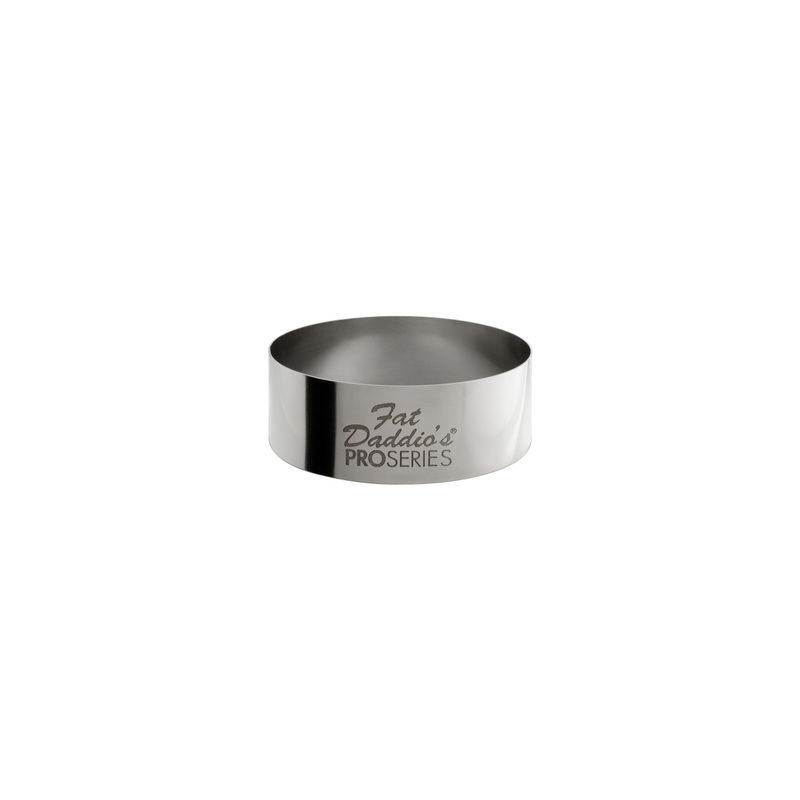 Fat Daddio's ProSeries Cake and Pastry Ring, 2" x 0.75", Stainless Steel, FINAL SALE
