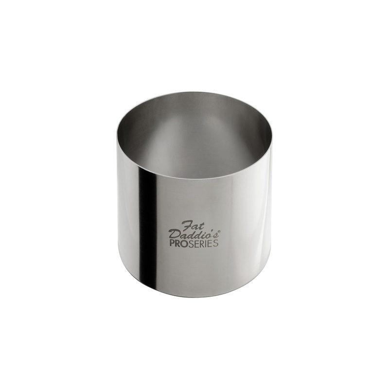 Fat Daddio's ProSeries Cake and Pastry Ring, 2" x 2", Stainless Steel, FINAL SALE