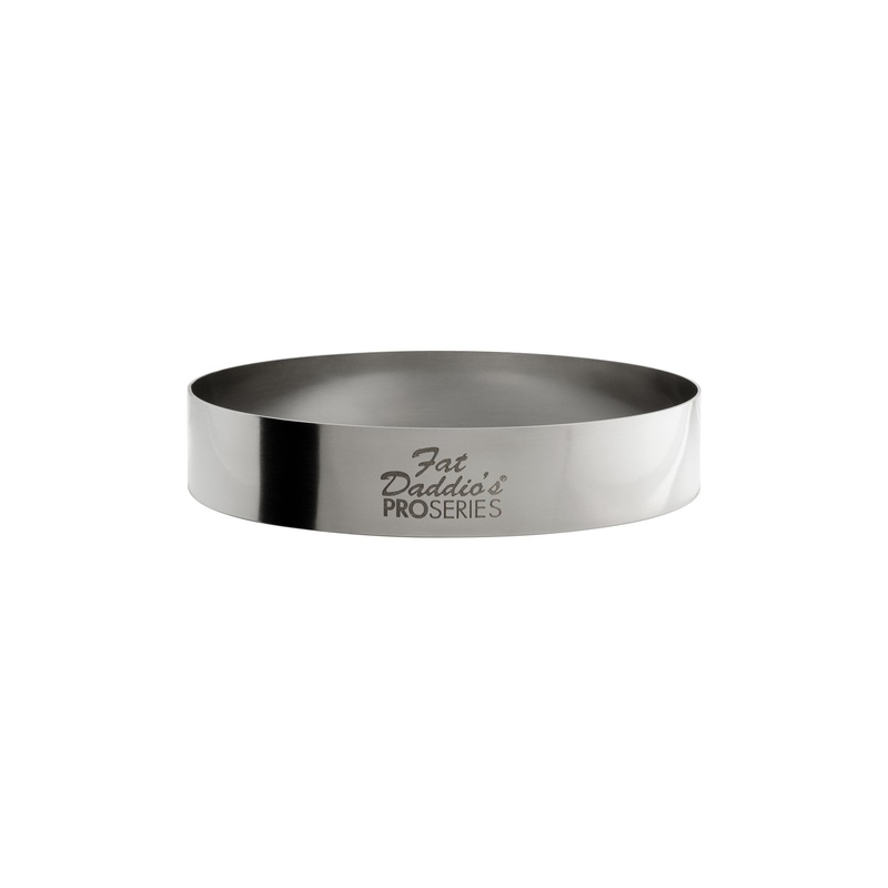 Fat Daddio's ProSeries Cake and Pastry Ring, 3.5" x 0.75", Stainless Steel, FINAL SALE