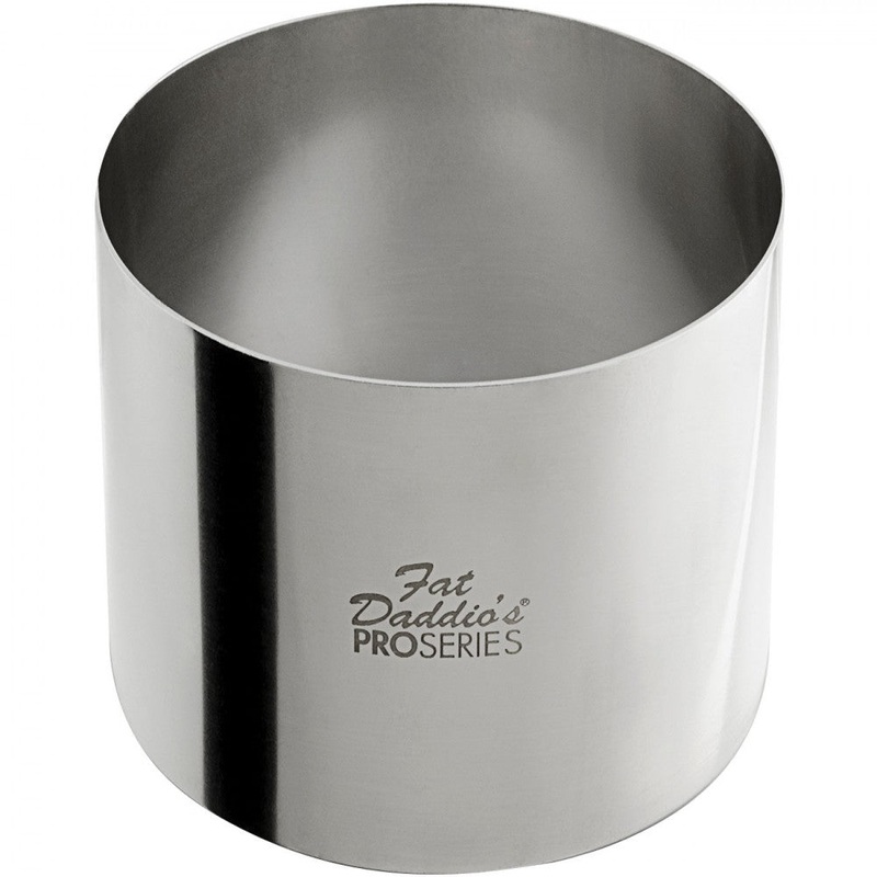 Fat Daddio's ProSeries Cake and Pastry Ring, 3.5" x 3", Stainless Steel, FINAL SALE