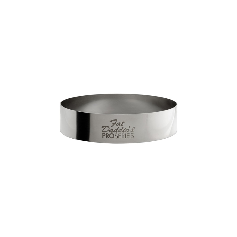 Fat Daddio's ProSeries Cake and Pastry Ring, 3" x 0.75", Stainless Steel, FINAL SALE
