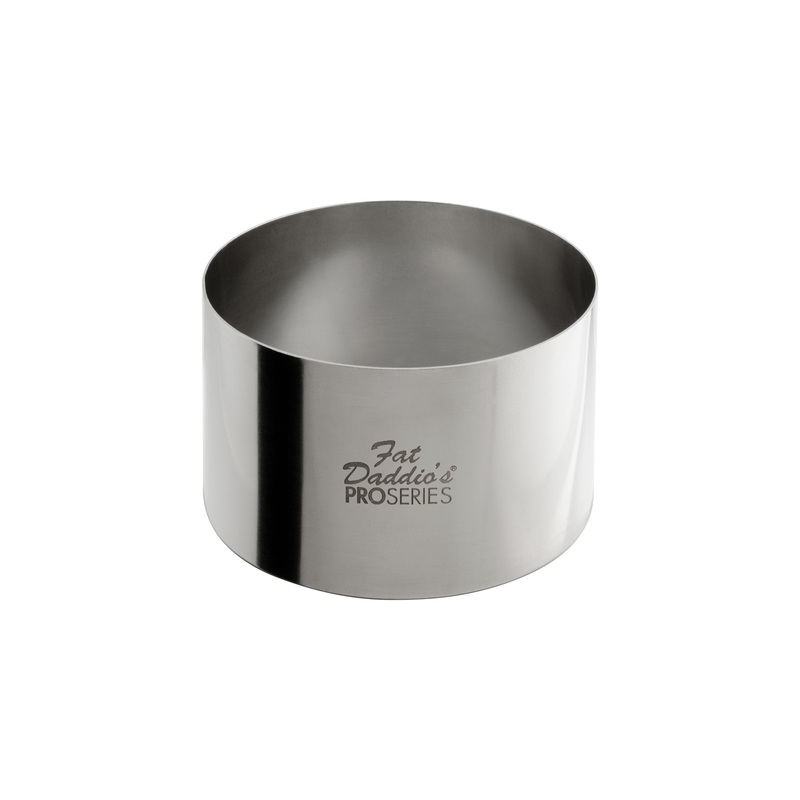 Fat Daddio's ProSeries Cake and Pastry Ring, 3" x 1.75", Stainless Steel, FINAL SALE