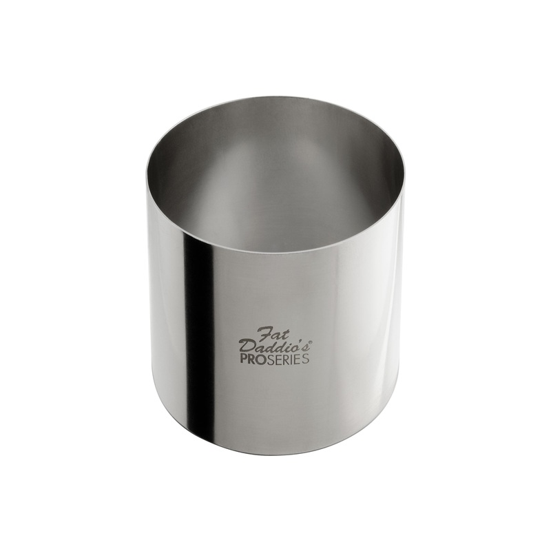 Fat Daddio's ProSeries Cake and Pastry Ring, 3" x 3", Stainless Steel