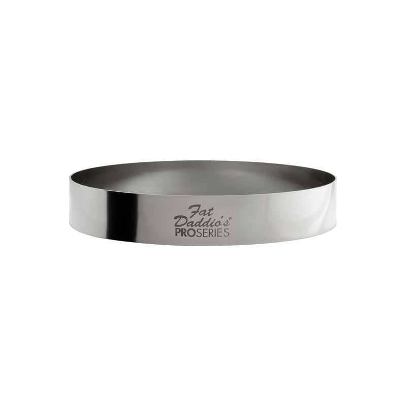 Fat Daddio's ProSeries Cake and Pastry Ring, 4" x 0.75", Stainless Steel, FINAL SALE