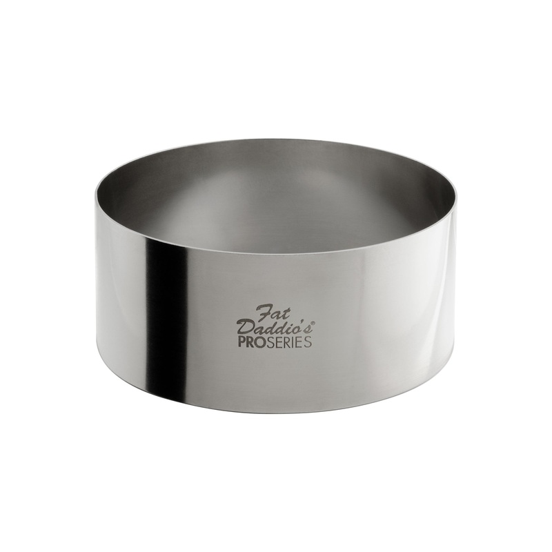 Fat Daddio's ProSeries Cake and Pastry Ring, 4" x 1.75", Stainless Steel, FINAL SALE