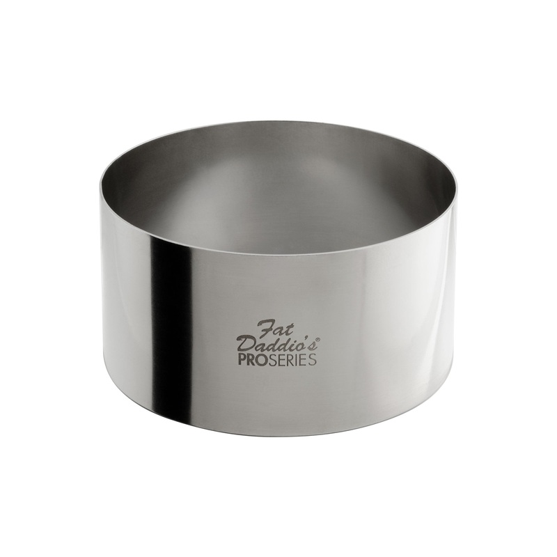 Fat Daddio's ProSeries Cake and Pastry Ring, 4" x 2", Stainless Steel, FINAL SALE