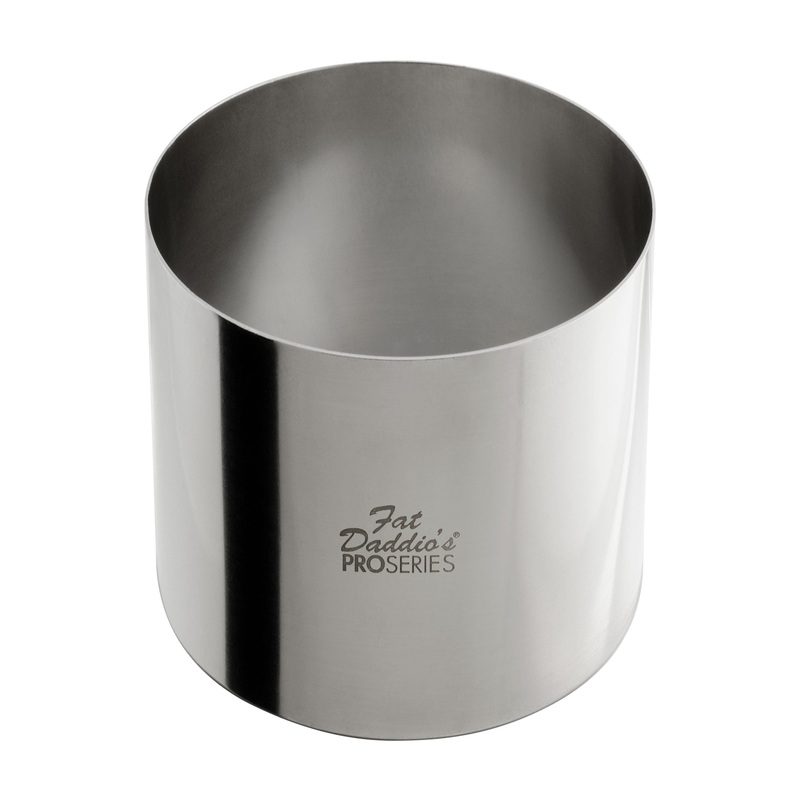 Fat Daddio's ProSeries Cake and Pastry Ring, 4" x 3", Stainless Steel, FINAL SALE
