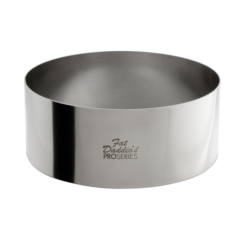 Fat Daddio's ProSeries Cake and Pastry Ring, 5" x 2", Stainless Steel, FINAL SALE