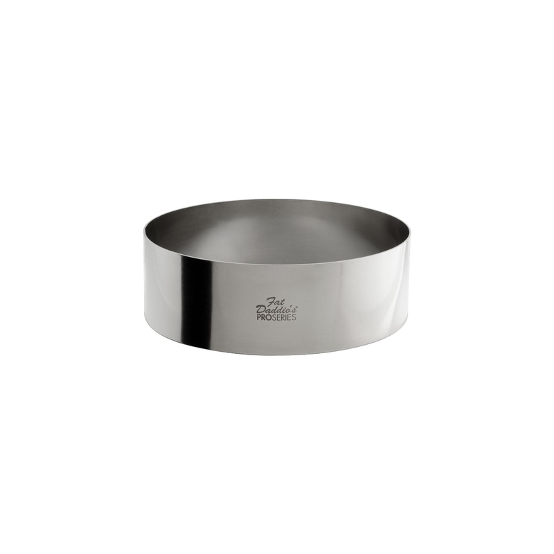 Fat Daddio's ProSeries Cake and Pastry Ring, 6" x 2", Stainless Steel, FINAL SALE
