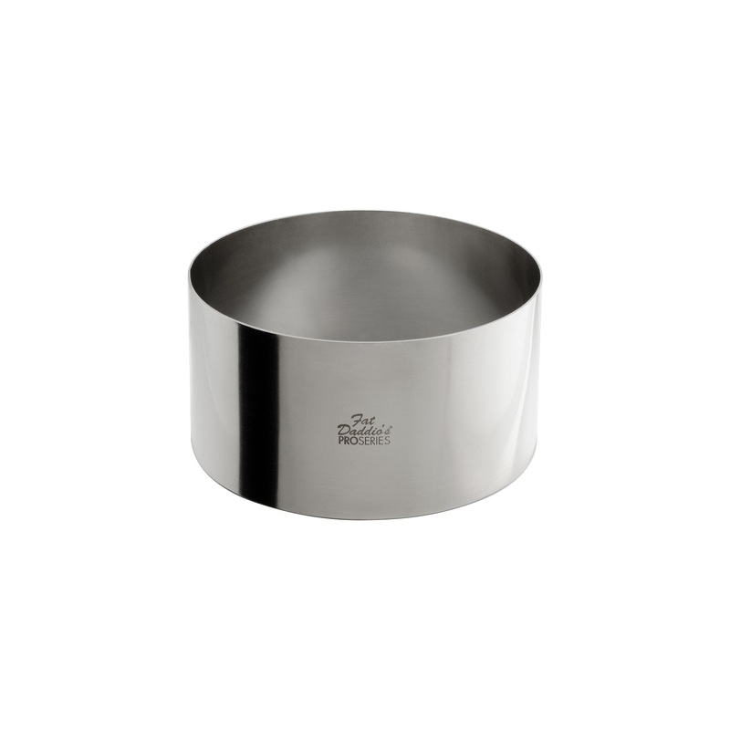 Fat Daddio's ProSeries Cake and Pastry Ring, 6" x 3", Stainless Steel, FINAL SALE
