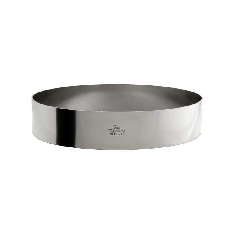 Fat Daddio's ProSeries Cake and Pastry Ring, 9" x 2", Stainless Steel, FINAL SALE