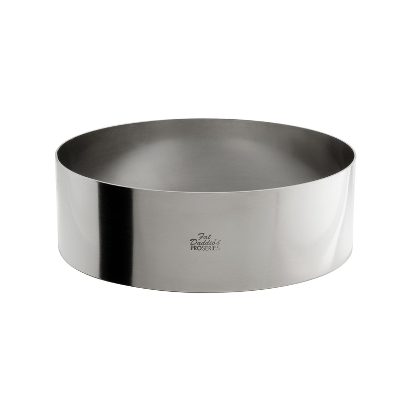 Fat Daddio's ProSeries Cake and Pastry Ring, 9" x 3", Stainless Steel, FINAL SALE
