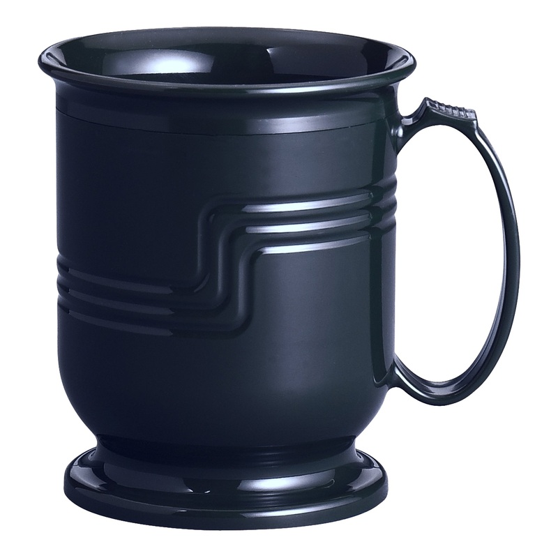 Cambro Shoreline Insulated Delivery Ware Mug, 8 oz, Black